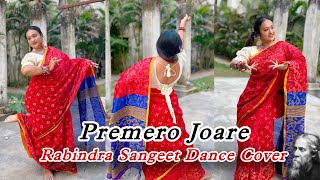 Premero Joare Bhasabe Dohare Rabindra Sangeet Dance Cover  Rabindra Nritya ❤️✨ [upl. by Giff257]