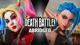 Death Battle Abridged Harley Quinn VS Jinx [upl. by Anaitit]