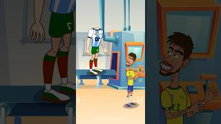 Messi Neymar and Mbappe help Ronaldo choose his body parts but something is wrong [upl. by Justin]