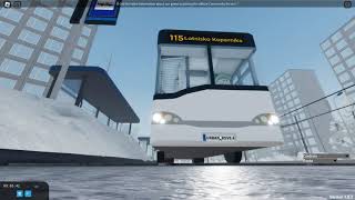 Roblox Urbanmove 4 Linia 115 kier Lotnisko Kopernika [upl. by Annawt]