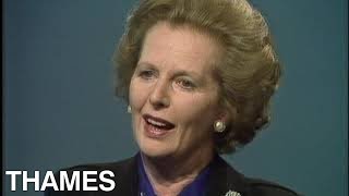 Margaret Thatcher  The Miners Strike  British Economy  TV Eye  1985 [upl. by Pollack923]