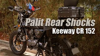 Keeway CR 152 400mm Rear Shocks  Owens [upl. by Rehteh858]