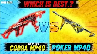 COBRA MP40 VS POKER MP40😈 WHICH IS THE BEST 🤔 SHOCKING RESULTS 🤯 [upl. by Liagabba]