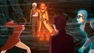 NARUTO VS KAGES  FULL FIGHT  Naruto fights kages and show them his true power after Kurama´s death [upl. by Giwdul757]