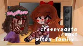 creepypasta react Afton family funny  bad Englishship clockwork x toby fnaf creepypasta [upl. by Melak903]