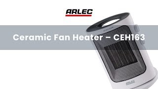 ARLEC  CEH163 Heater Fan – 1500W Oscillating – Setup and Installation Guide [upl. by Derzon]