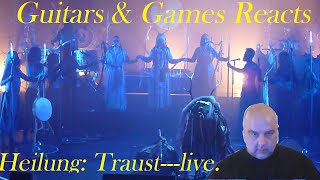 Guitars amp Games Reacts Heilung  Traust LIVE music reaction heilung [upl. by Anoyet]