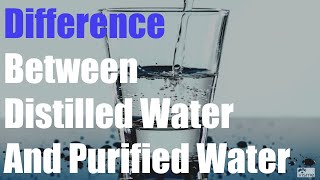 Good To Know What Is The Difference Between Distilled Water And Purified Water [upl. by Ecirtaed831]