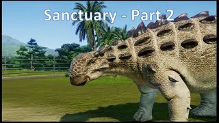 Claires Sanctuary DLC Sanctuary Island Part 2  Jurassic World Evolution [upl. by Loria]