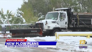 Colorado Springs drivers asked to stay off roads amid city plow operations [upl. by Akina]