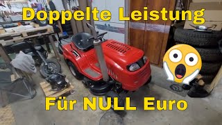 2x mehr Leistung für MTD Rasentraktor für 0 € [upl. by Lraep]