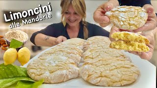 BISCOTTI LIMONCINO 🍋 Mandorle e Limone 🍋 DESSERT facili e veloci [upl. by Lenhard]