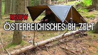 Das Österreichische Bundesheer Zelt für mich die Beste Alternative zur BW Dackelgarage oder Tarp [upl. by Ocirema]