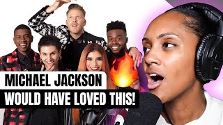 THIS MADE ME CRY  Pentatonix  Evolution of Michael Jackson REACTION [upl. by Etnuahs]