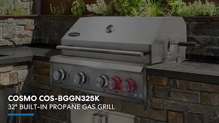 Cosmo Appliances Propane Gas Grill  Product Showcase [upl. by Nylireg]