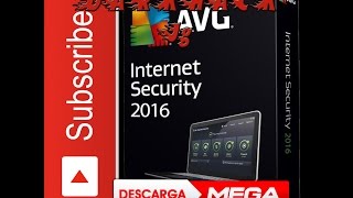 COMO DESCARGAR E INSTALAR AVG INTERNET SECURITY 2016  LICENCIA FULL MEGALINK SIN PUBLICIDAD [upl. by Uyekawa488]