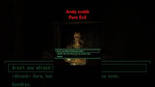 Fallout New Vegas characters good or evil Andy scabb [upl. by Korie]