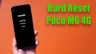 Hard Reset Poco M6 4G  Factory Reset Remove PatternLockPassword How to Guide [upl. by Macegan420]