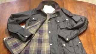 Barbour Mens Lowland Jacket in Olive  New for Spring 2013 [upl. by Bertrand]