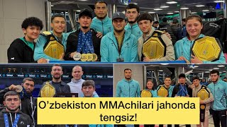 Ozbekiston MMAchilari jahonda tengsiz [upl. by Nyladnek]