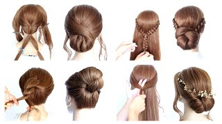 😍 7 EASY DIY Elegant Hairstyles Compilation 😍 Hairstyle Transformations [upl. by Beth565]