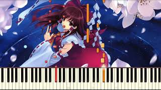 Easy Piano IN Stage 4 Boss  Maiden’s Capriccio ～ Dream Battle [upl. by Mita]