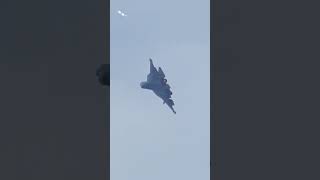 Su57 Performs Stunning Falling Leaf Maneuver at China Airshow su57airforceplane aviationchina [upl. by Inkster]