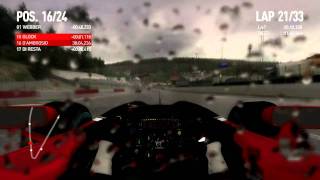 F1 2011 Rddev mod for 2010 75 Race  SpaFrancorchamps Jerome DAmbrosio  Virgin Racing [upl. by Iek]