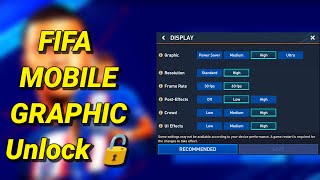 🔴 FIFA mobile 23 Graphics Unlock 60 Fps 😎  Lag Free Gameplay  On Every Device 🔥 [upl. by Pradeep296]