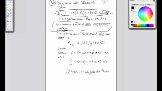 Leistungskurs Mathe 25 Ebenenscharen Teil2 [upl. by Nevlin]