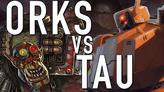 40 Facts and Lore on the Orks vs Tau Empire Warhammer 40k [upl. by Atikel]