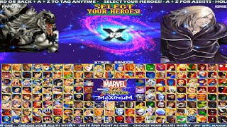 Unrivaled Power  Challengers vs Igniz Bosses  Marvel vs Capcom Mugen [upl. by Sokram438]