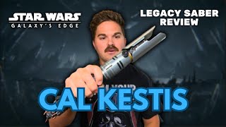 Star Wars Galaxy’s Edge Legacy Lightsaber Review Cal Kestis Edition [upl. by Eleonore]