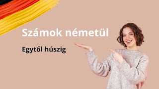 Számok németül húszig [upl. by Iamhaj216]