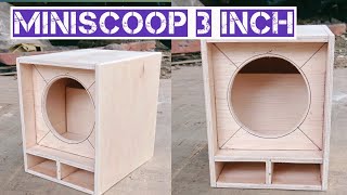 cara membuat box miniscoop 3 inch [upl. by Asatan]