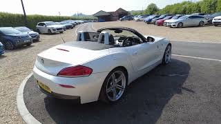 BMW Z4 20I M SPORT CONVERTIBLE 2DR PETROL AUTO 2016 IN A LOVELY Mineral White [upl. by Andromache]