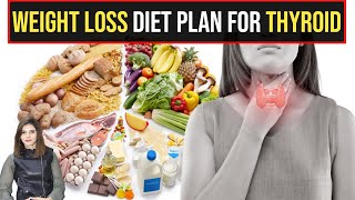 Thyroid Diet Plan For Weight Loss In UrduHindi  Diet Plan For Hyperthyroidism [upl. by Ansilma]