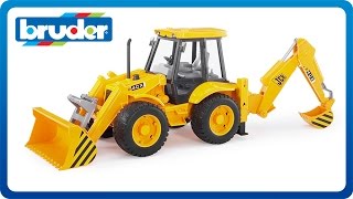 Bruder Toys JCB Backhoe Loader 02428 [upl. by Annayk]