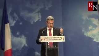 Discours dAymeric Chauprade  13 Mai 2014  Le Chesnay [upl. by Ehcsrop]