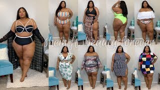 Swimsuits amp Beach Vibes  Plus Size TryOn Haul  SheIn ft Beauty Forever [upl. by Kieran]