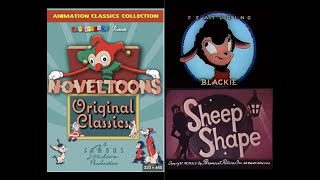 Blackie and Wolfie Sheep Shape  Noveltoons  1946 [upl. by Noirret]