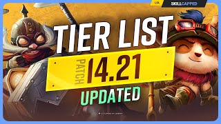 NEW UPDATED TIER LIST for PATCH 1421  League of Legends [upl. by Theron144]