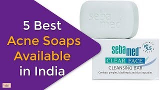 5 Best Acne Soaps Available in India  Fast Pimple Treatment [upl. by Ramedlab184]