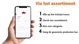 Colruyt in de Xtraapp maak je boodschappenlijstje [upl. by Aroled]