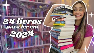 ✨ 24 LIVROS PARA LER EM 2024 tudo que quero ler no próximo ano 🙏🏻 [upl. by Harlen]