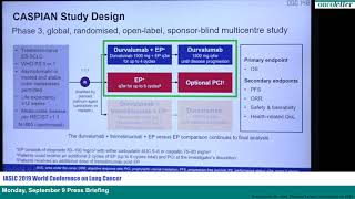 WCLC 2019 Overall Survival with Durvalumab Plus EtoposidePlatinum in FirstLine ExtensiveStag [upl. by Eerb]