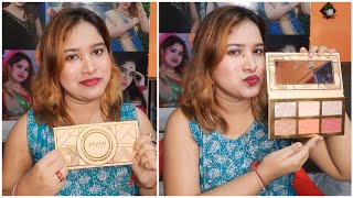 Imagic 3 In 1 BlushBronzerHighlighter Palette Review 😍❤️ imagic review makeup [upl. by Akinorev]