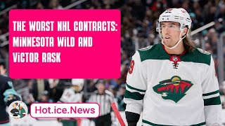 The worst NHL contracts Minnesota Wild and Victor Rask🤔🤨 [upl. by Dnalkrik]