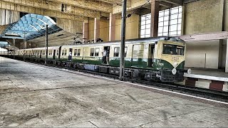 MRTS  Train in Flyover bridge  MSB VLCY EMU acceleration [upl. by Colvert]