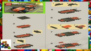 LEGO instructions  Racers  8304  Smokin Slickster [upl. by Akapol]